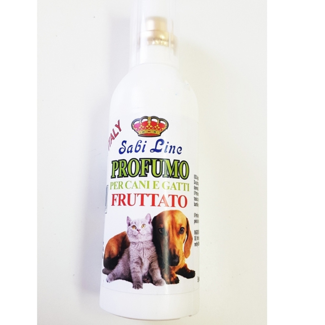 foto del prodotto trade shop profumo deodorante frutta spray per cani gatti 100ml deodorante animali 