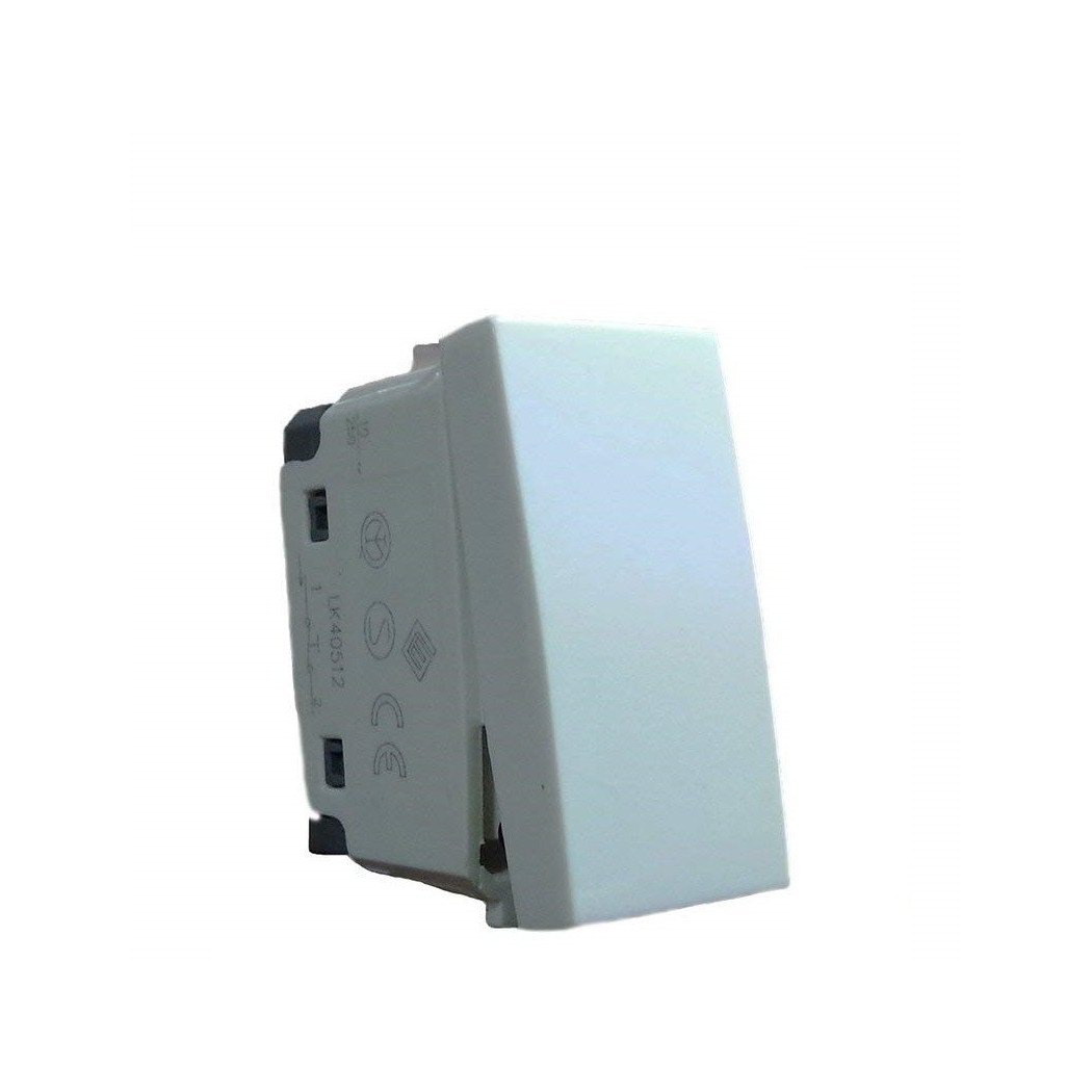 foto del prodotto trade shop pulsante interruttore a due vie jk 40578 piccolo bianco a leva 16a 125 250v 