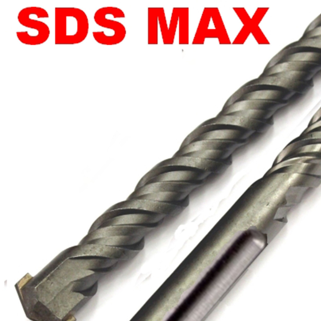foto del prodotto trade shop punta gigante a doppia elica con attacco sds max per martello demolitore 800 x 25 mm