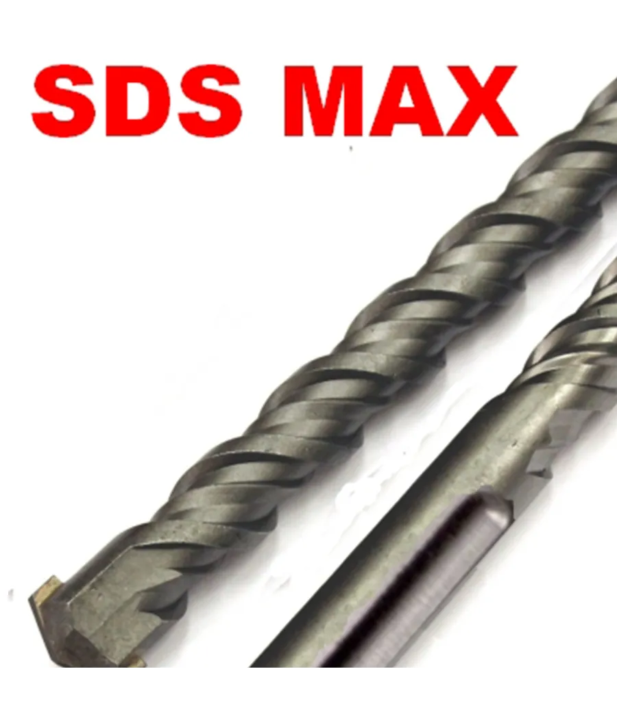 foto del prodotto trade shop punta gigante a doppia elica con attacco sds max per martello demolitore 800 x 32 mm