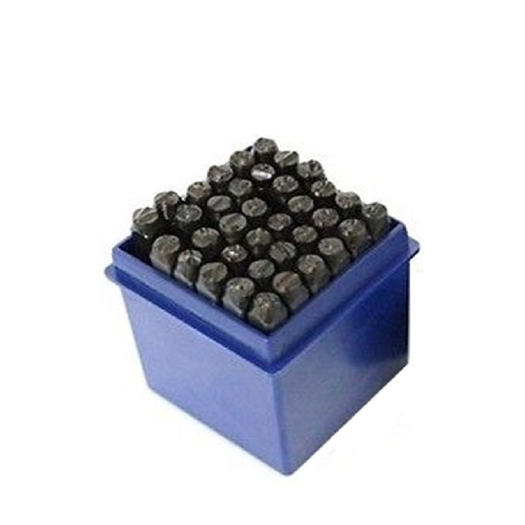 foto del prodotto trade shop punzoni numeratori lettere e numeri simbolo quot amp quot 36 pezzi 4 mm 