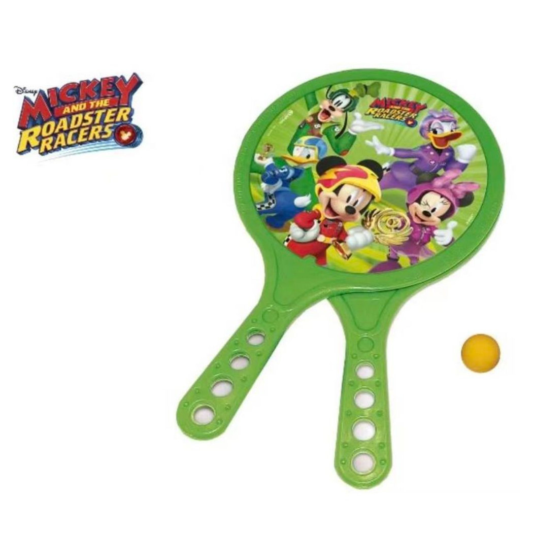 foto del prodotto trade shop racchettoni spiaggia mare mickey moude disney con pallina giocattolo per bambini 