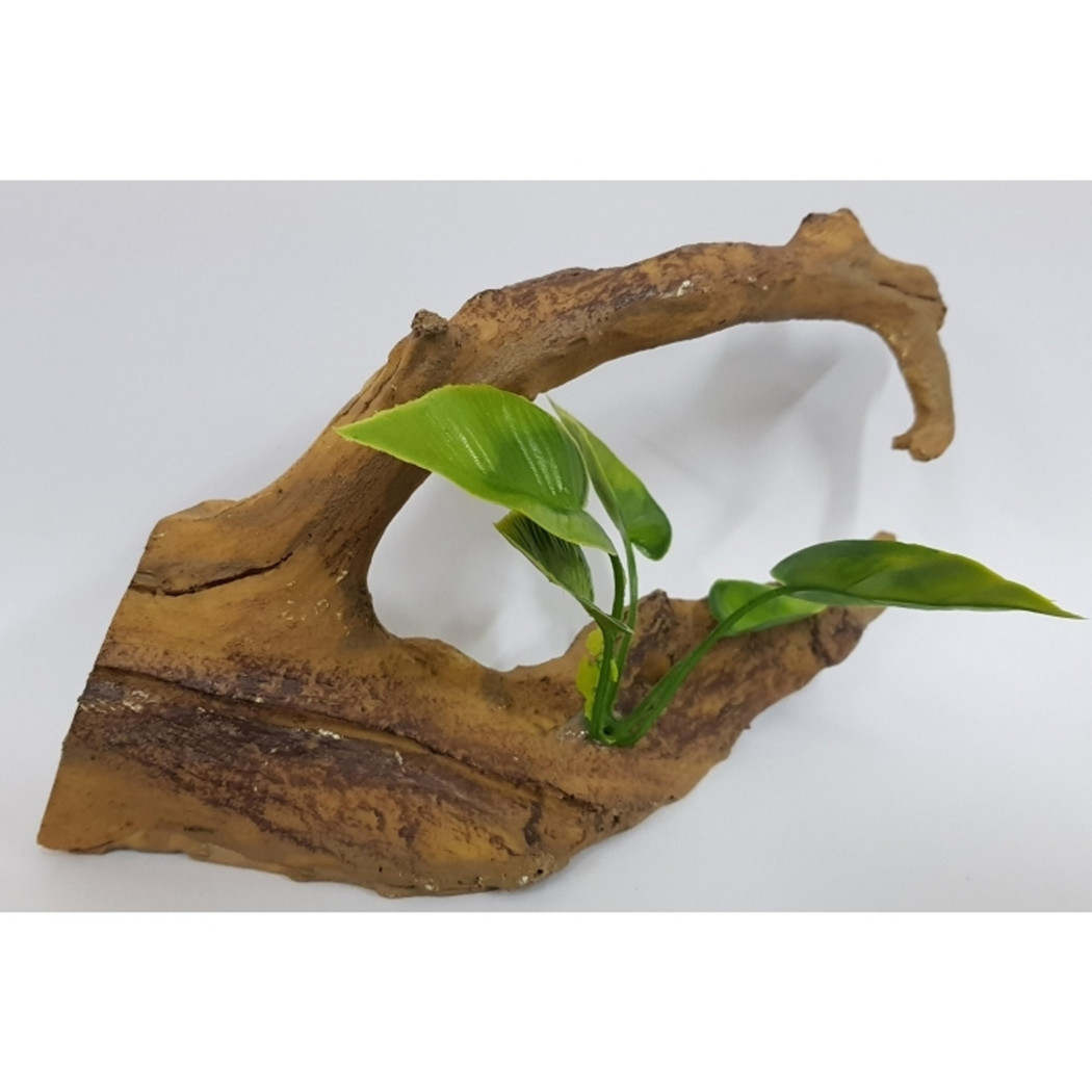 foto del prodotto trade shop ramo foglie radice albero 19x6x11cm ornamento acquario decorazioni arredo pietra 