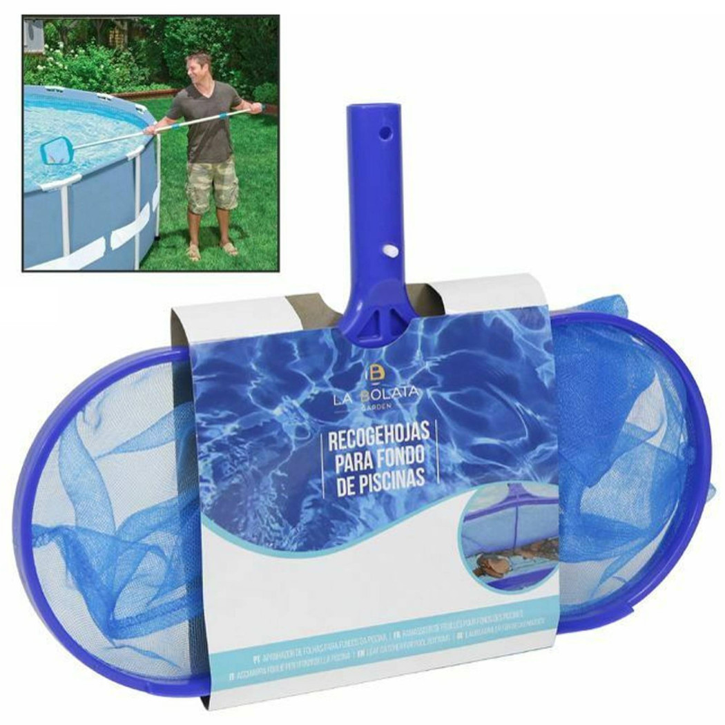 foto del prodotto trade shop retino a sacco da piscina vasche per raccogliere foglie insetti pulitore piscine 