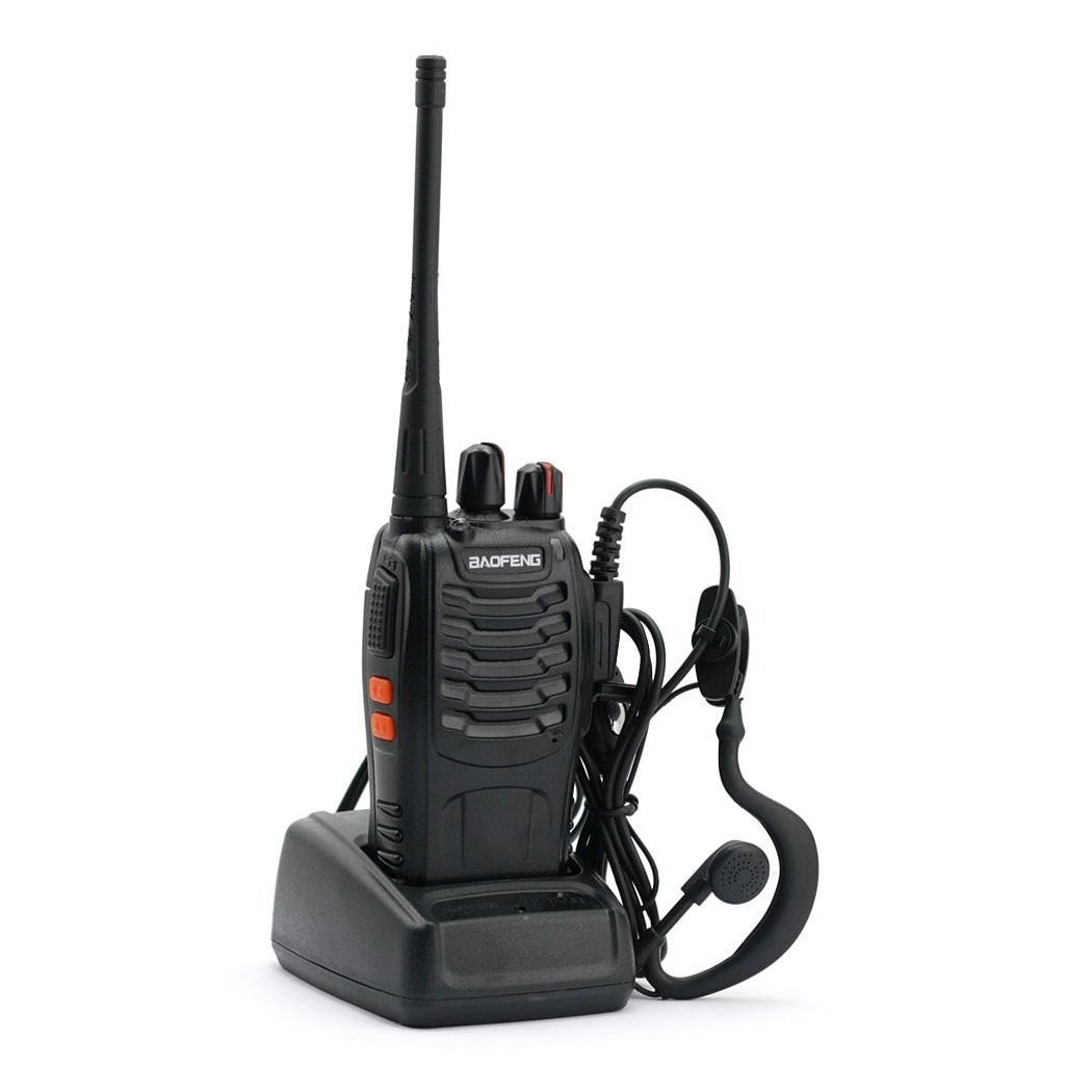 foto del prodotto trade shop ricetrasmittente portatile professionale bf 888s uhf vhf 2w radio walkie talkie 