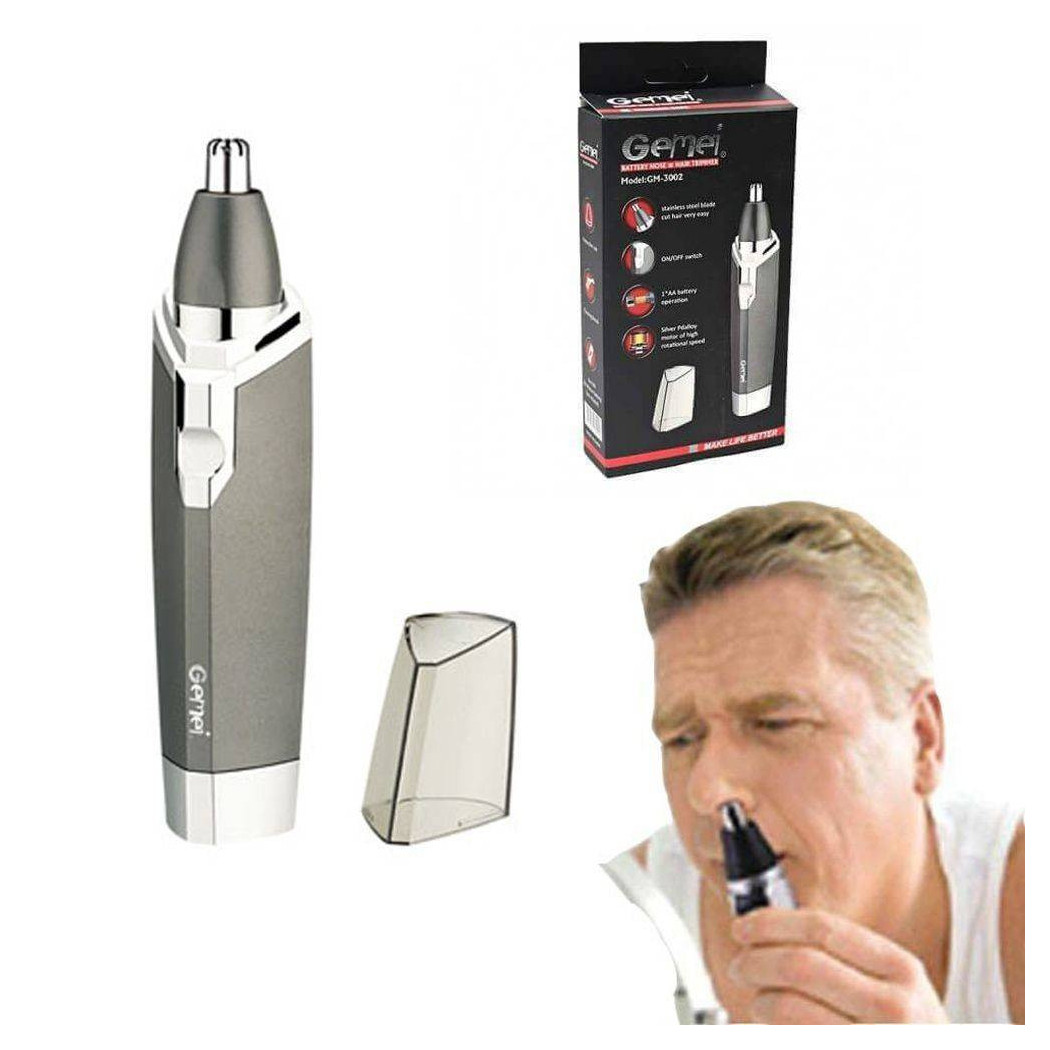 foto del prodotto trade shop rifinitore regolabarba a batteria trimmer per naso orecchie capelli gm 3002 