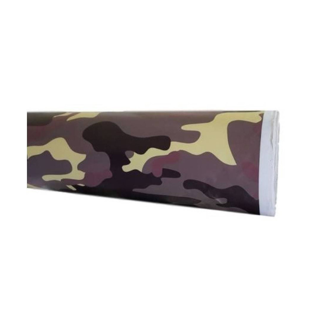 foto del prodotto trade shop rotolo pellicola adesiva auto moto interno esterno camouflage militare 152cmx30m 