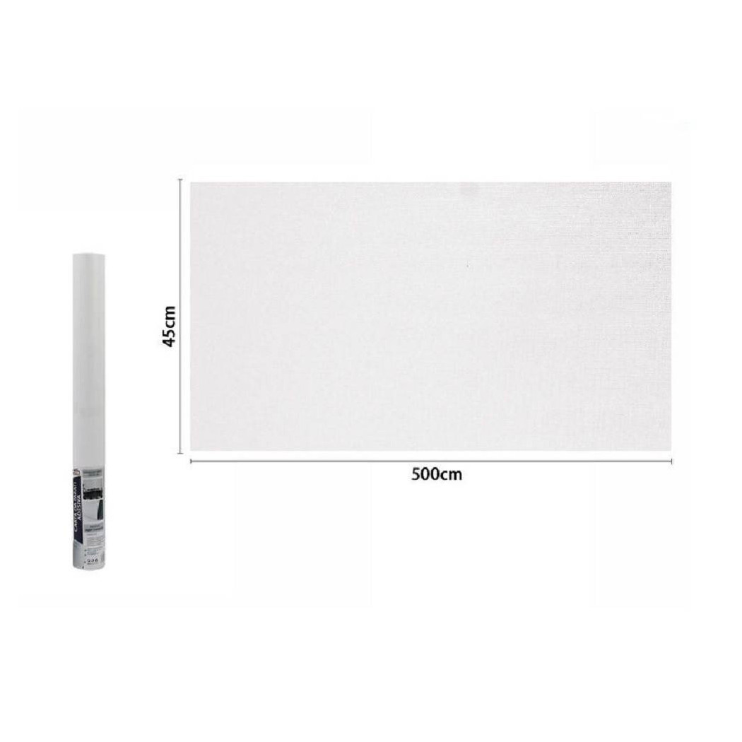 foto del prodotto trade shop rotolo pellicola adesiva grigio chiaro 45 cm x 5 mt mobili carta da parati 71116 