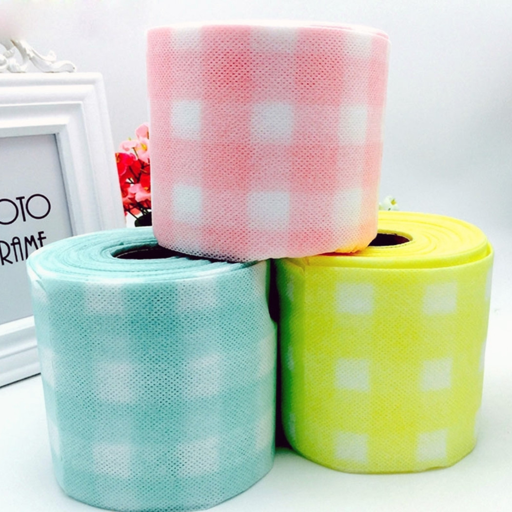 foto del prodotto trade shop rotolo salviette asciugamano cotone usa e getta da viaggio monouso pulizia viso trucco 