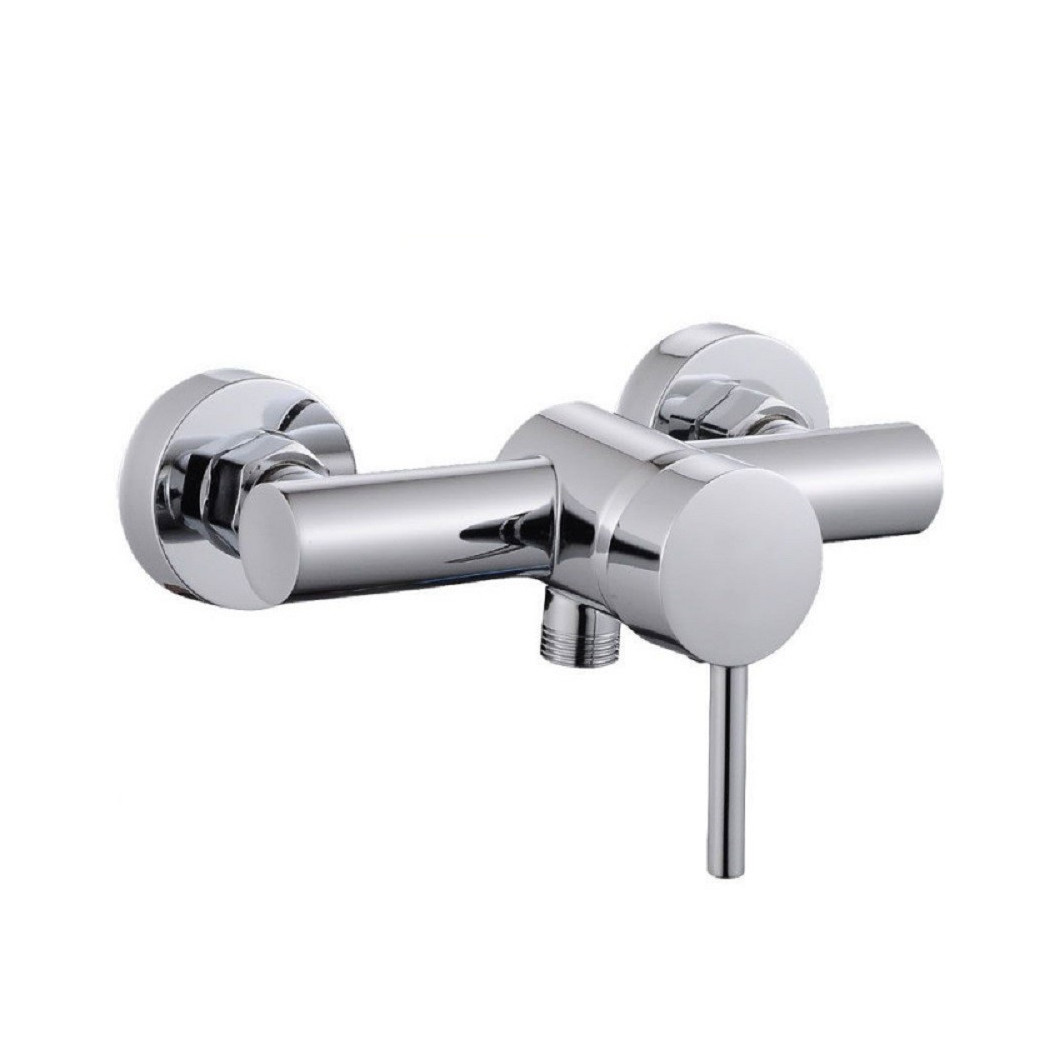foto del prodotto trade shop rubinetto bagno moderno cromato lucido miscelatore orientabile cabina doccia 87389 