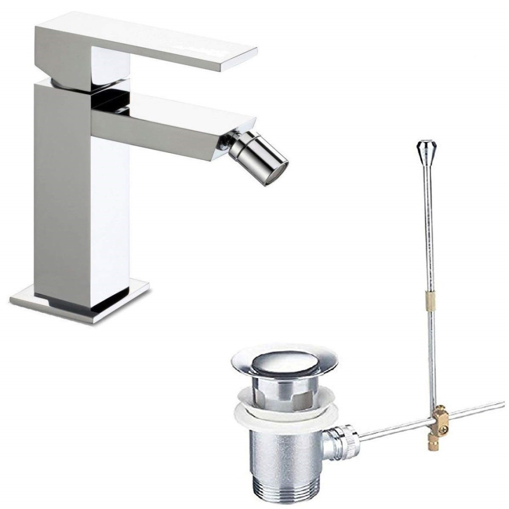 foto del prodotto trade shop rubinetto miscelatore quadrato piletta 69023 firenze bagno rubinetteria 