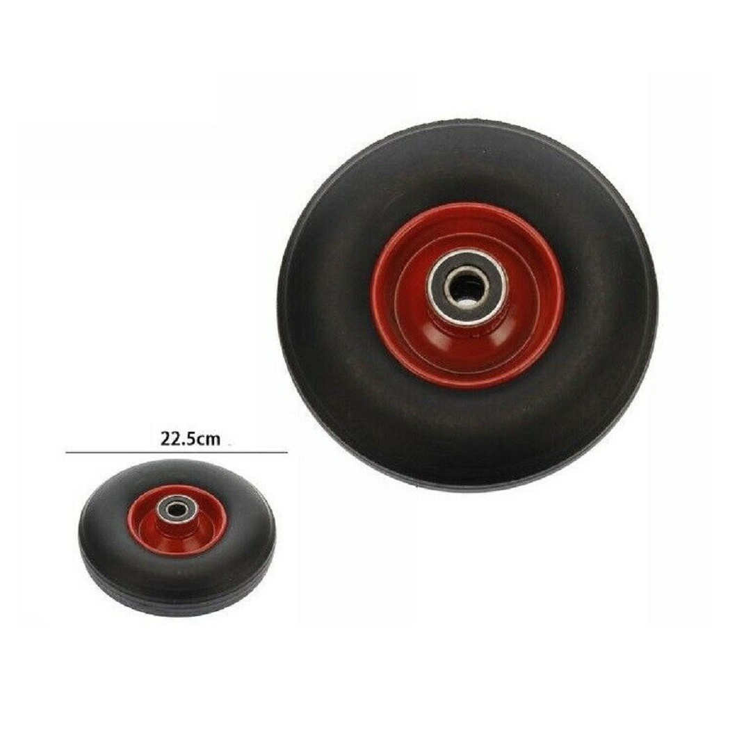foto del prodotto trade shop ruota ruotino universale ad aria per carriole carrelli diametro 22.5 cm 3.50 4 