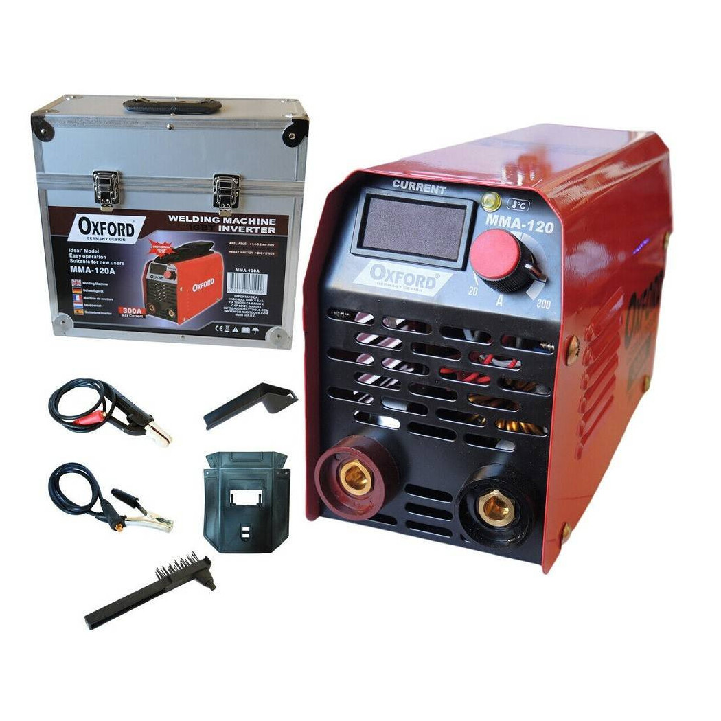 foto del prodotto trade shop saldatrice a elettrodo elettrica inverter saldatura 400 ampere valigia alluminio 