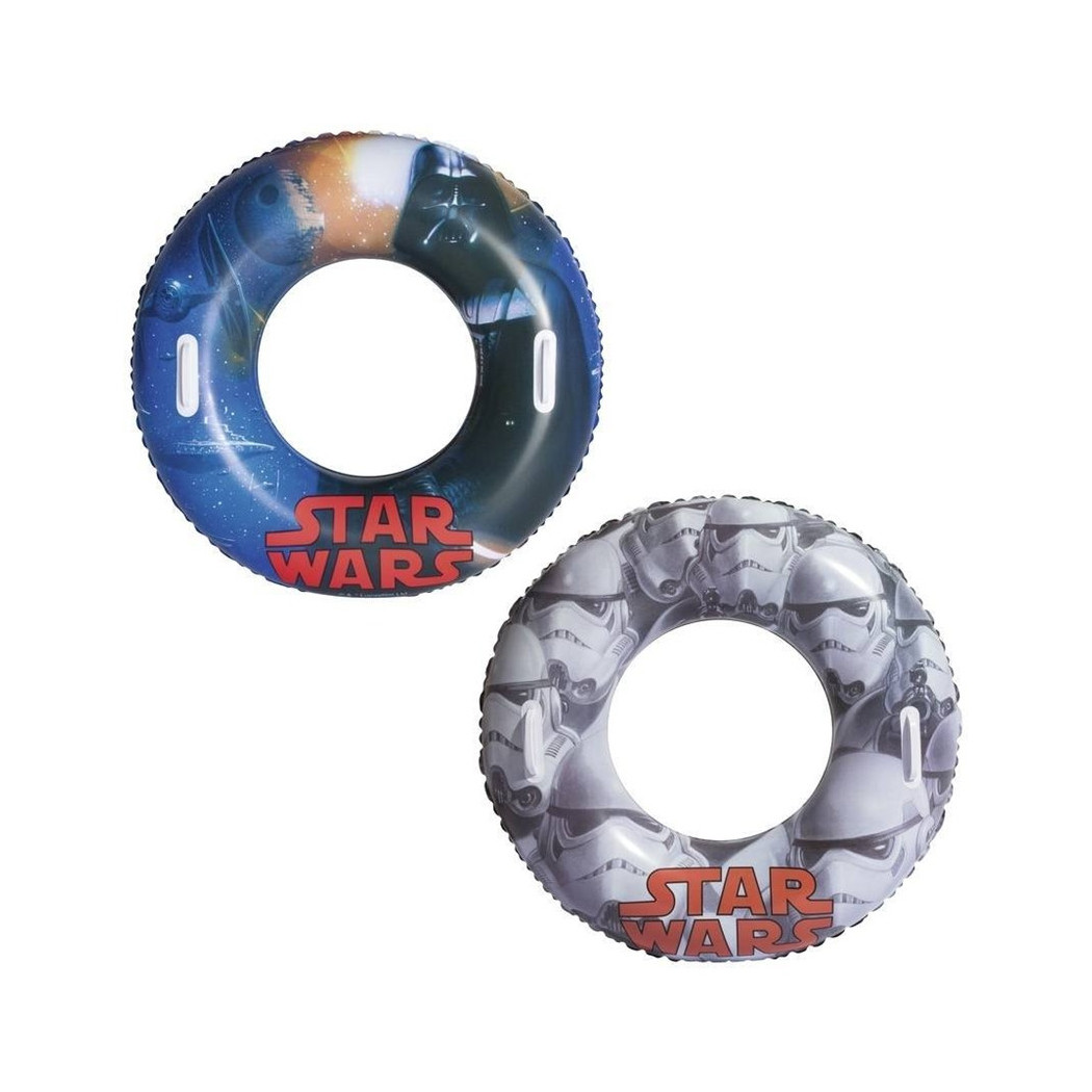 foto del prodotto trade shop salvagente ciambella gonfiabile con maniglie star wars 91cm per mare piscina 019952 
