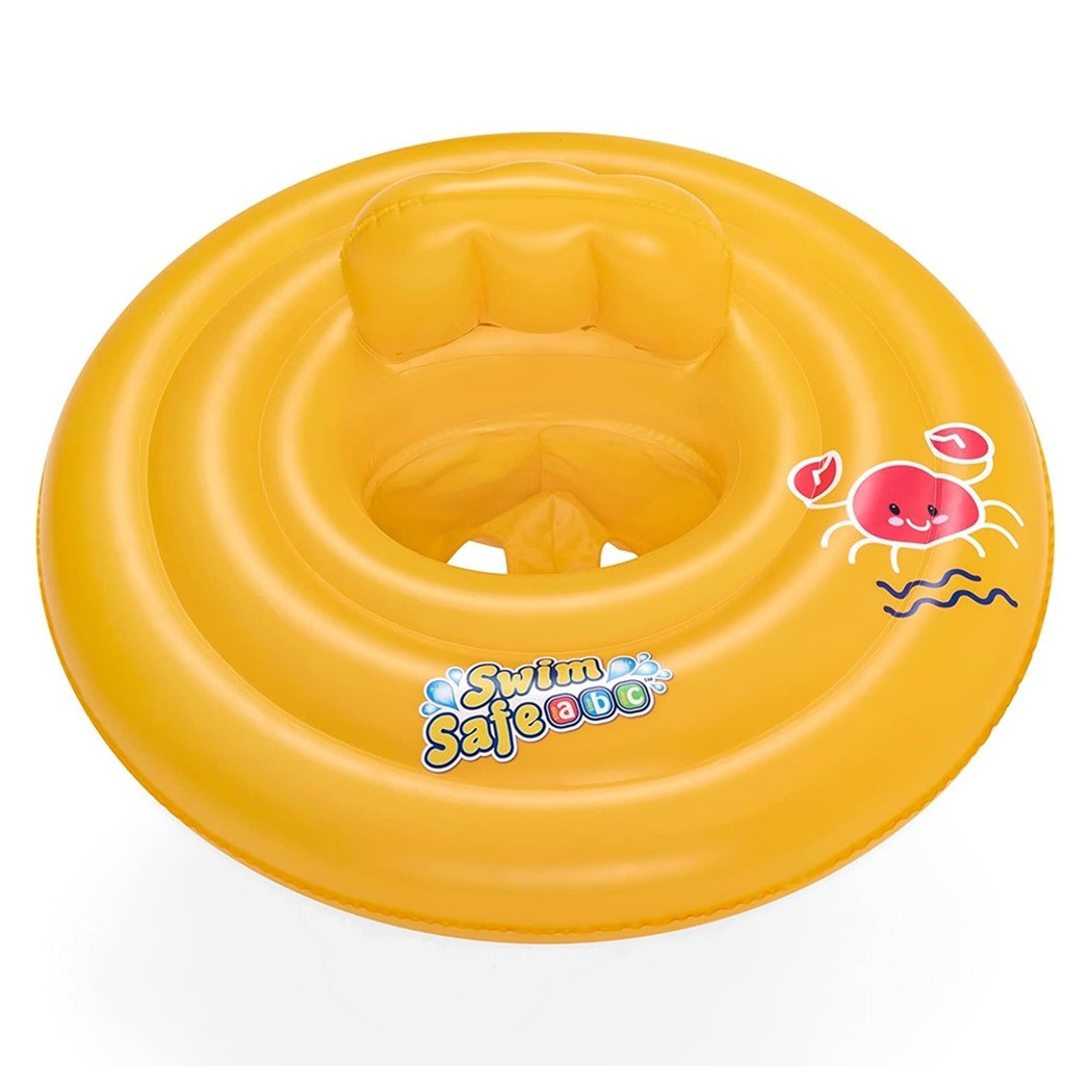foto del prodotto trade shop salvagente gonfiabile galleggiante a mutantina per bambini rotondo 69cm swim safe 32096 