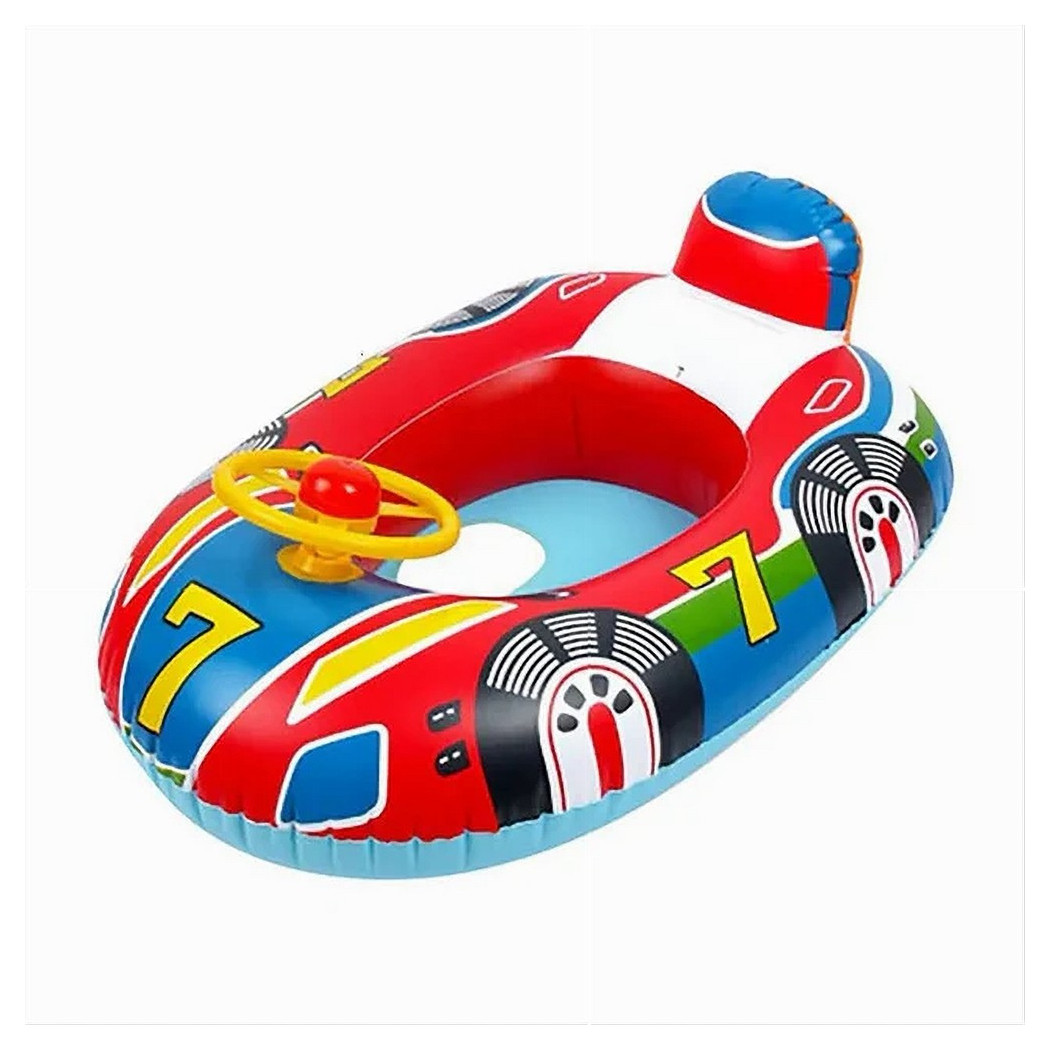 foto del prodotto trade shop salvagente gonfiabile mutandina per bambini a forma di macchina 60 x 40 cm mare 