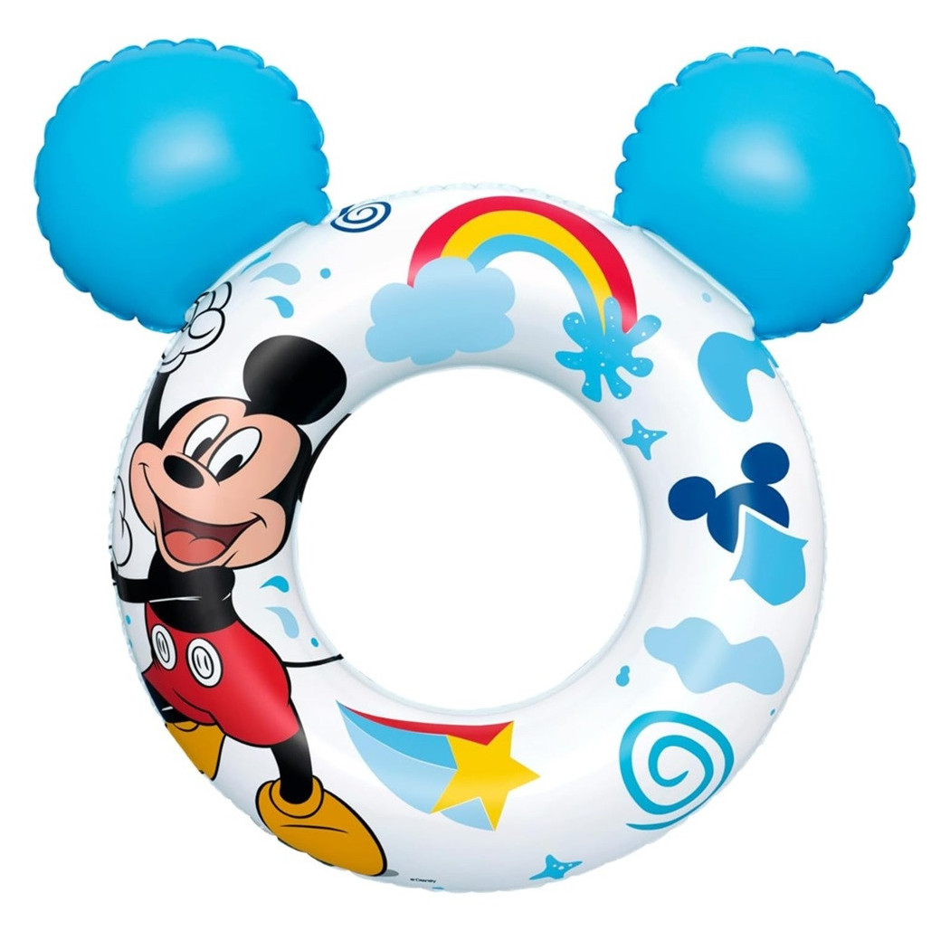 foto del prodotto trade shop salvagente gonfiabile splash pal mickey amp friends 65 cm con orecchie topolino 9102k 