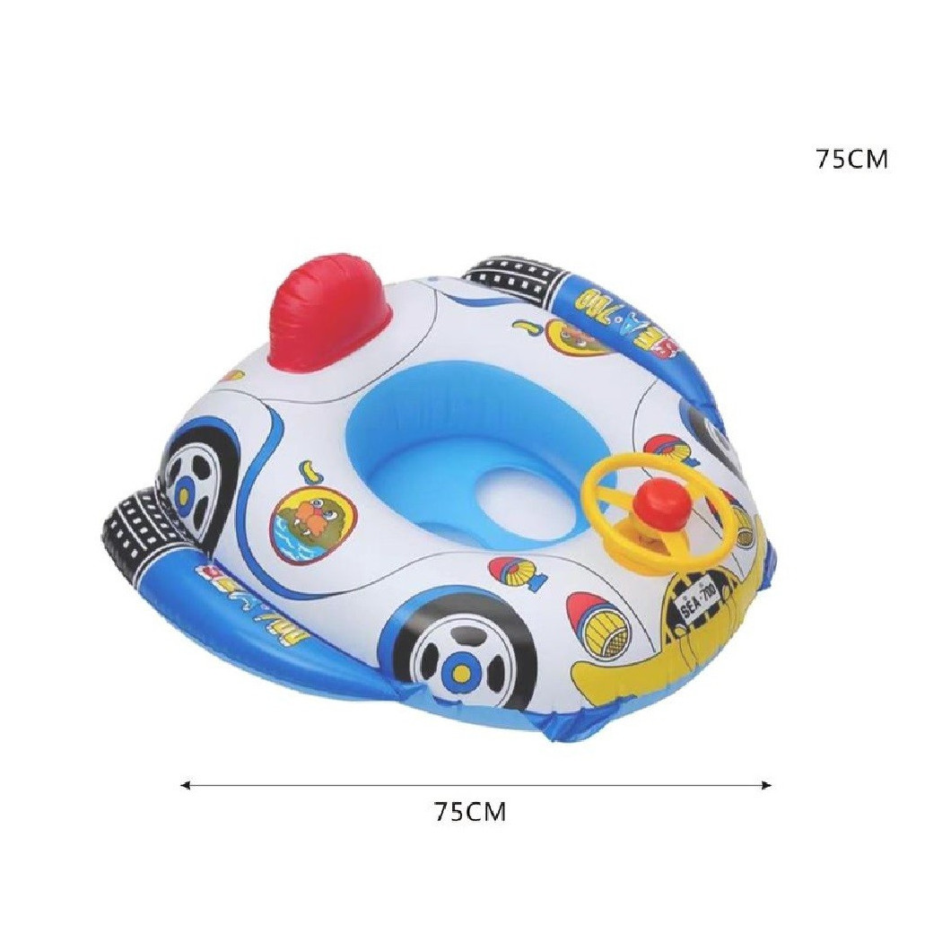 foto del prodotto trade shop salvagente mutandina per bambini piscina a forma di automobile bus 75 cm 15580 