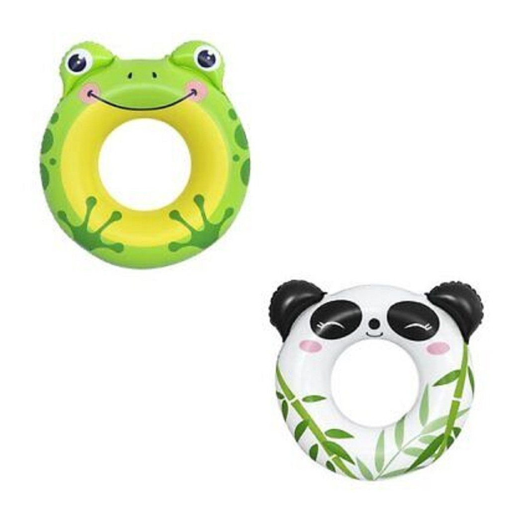 foto del prodotto trade shop salvagente panda rana 79x85cm ciambella gonfiabile mare bambini 3 6 anni 36351 