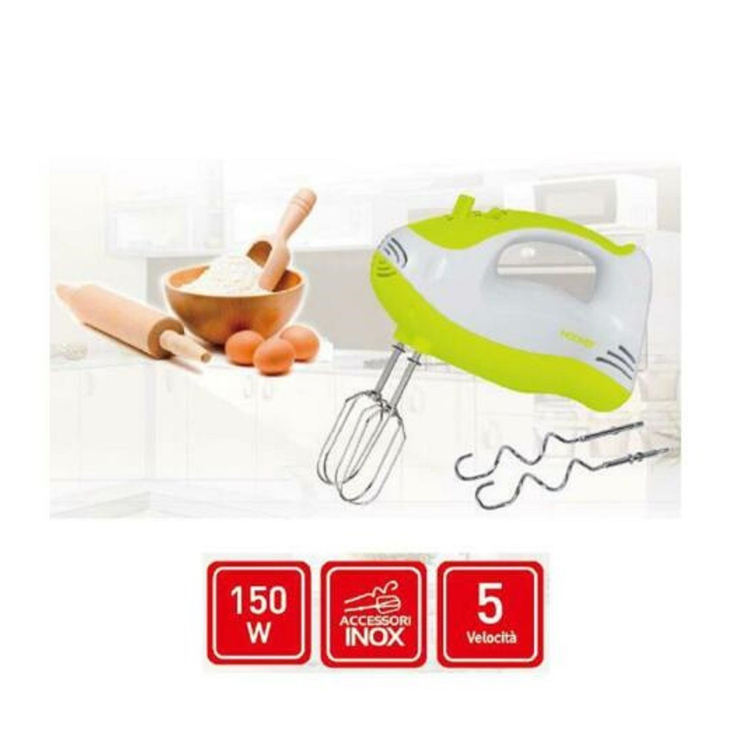foto del prodotto trade shop sbattitore elettrico frullatore impastatore 5 velocita 39 150 watt hoomei hm 6820 