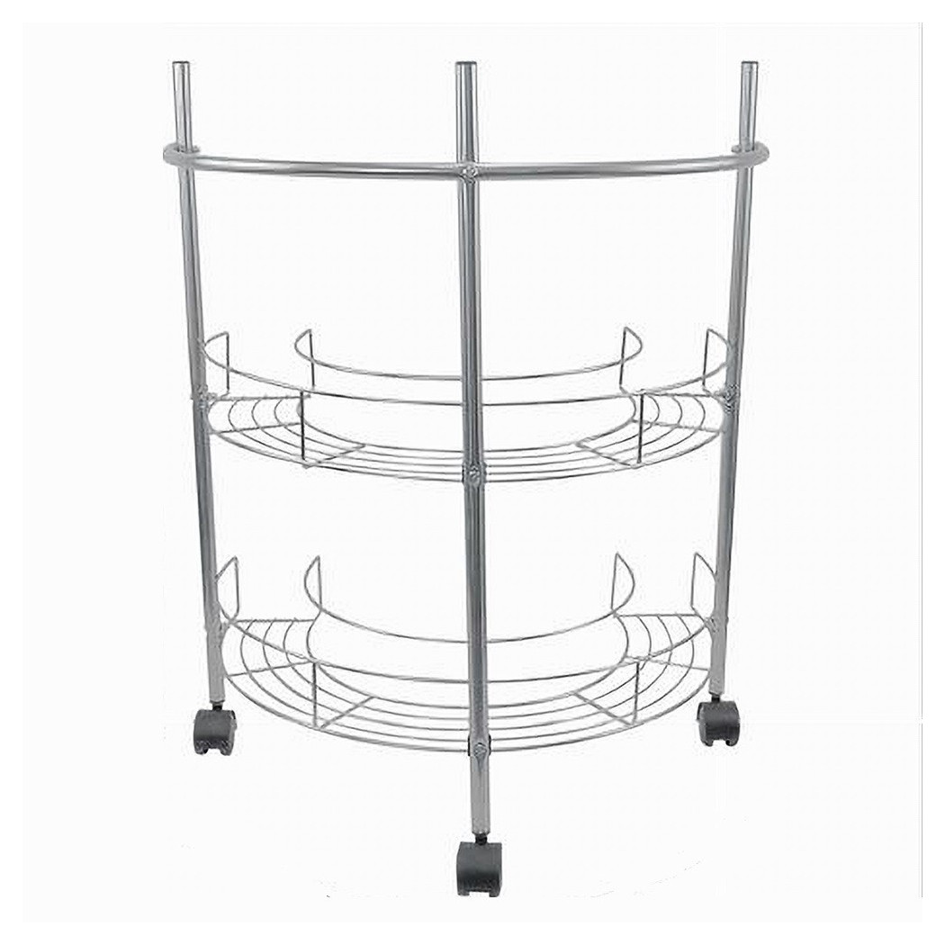 foto del prodotto trade shop scaffale mobiletto carrello sottolavabo sotto lavandino bagno 2 ripiani 59965 