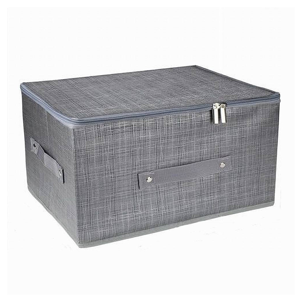 foto del prodotto trade shop scatola box salvaspazio portatutto contenitore organizer cerniera 79415 35x26x20cm 