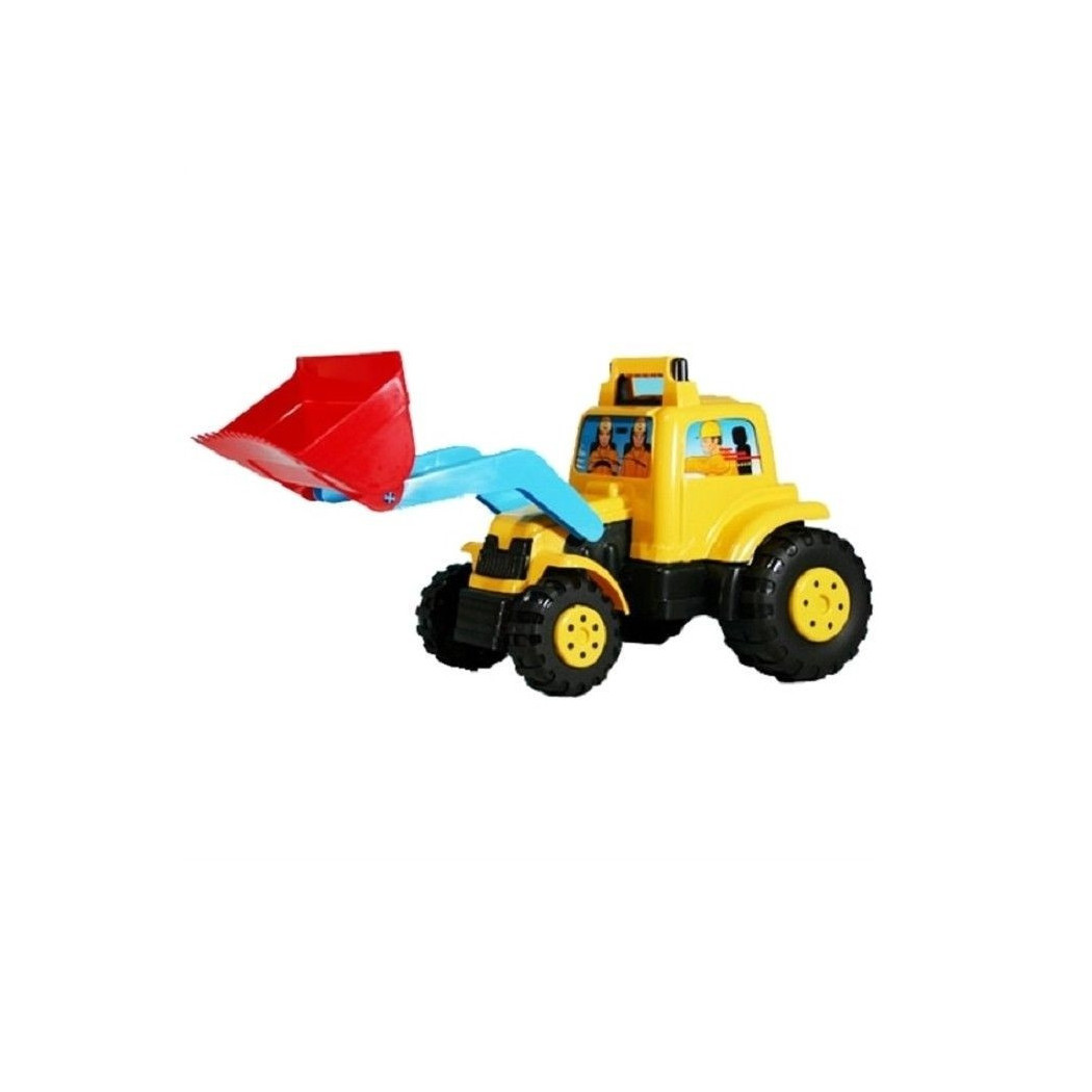foto del prodotto trade shop scavatrice a pala ruspa camion sabbia 50x27x27cm gioco spiaggia mare sport bimbo 