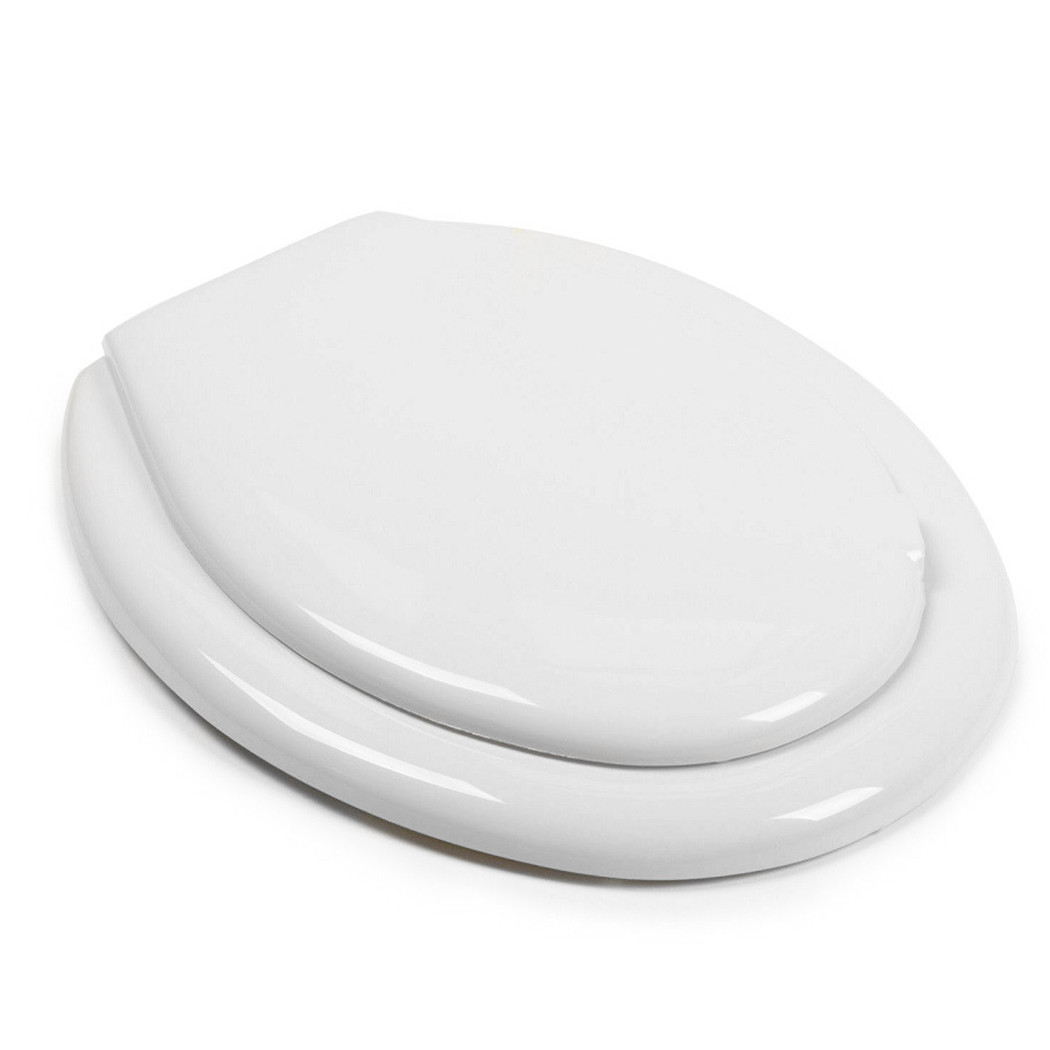 foto del prodotto trade shop sedile coprivaso wc water copriwater bagno in pvc universale colore bianco 3,5
