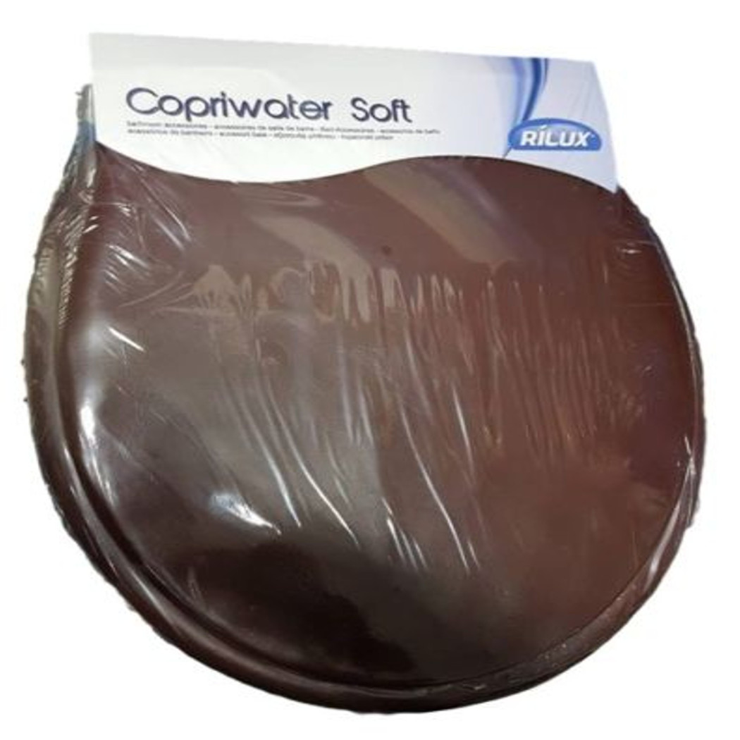 foto del prodotto trade shop sedile coprivaso wc water copriwater bagno morbido universale effetto pelle 3,5
