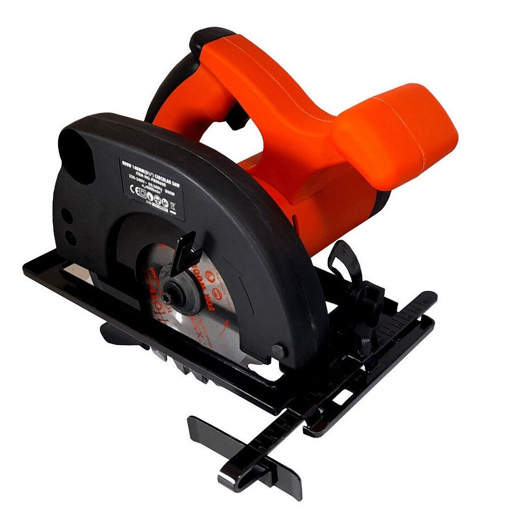 foto del prodotto trade shop sega circolare 800w a mano immersione taglio regolabile disco 140 mm p800608 