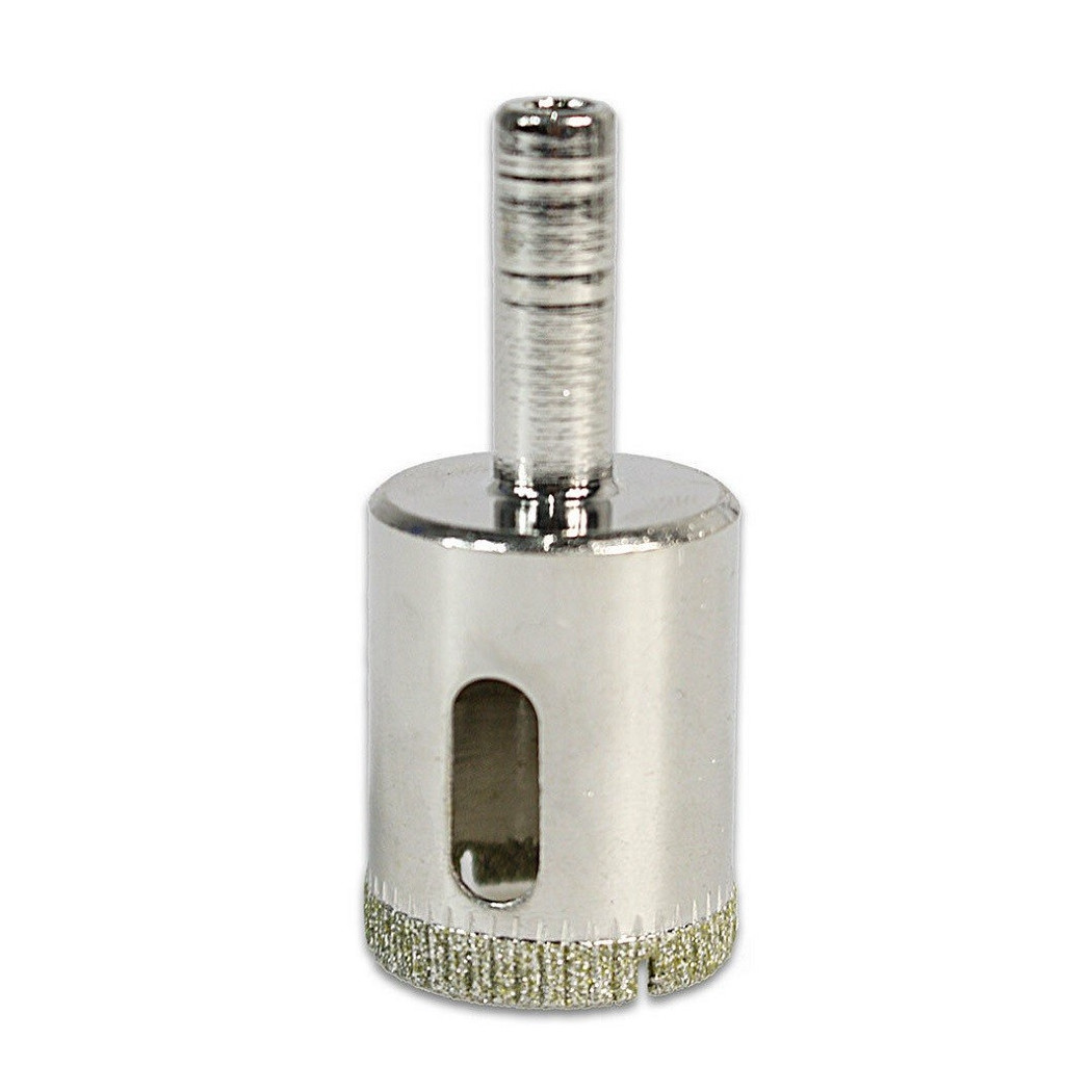 foto del prodotto trade shop sega tazza diamantata fori piastrelle ceramica marmo punta trapano varie misure 25 mm 