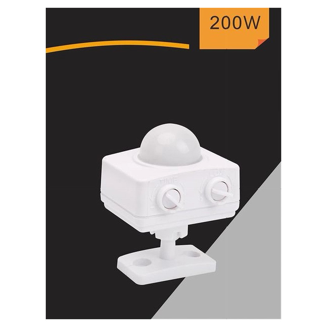 foto del prodotto trade shop sensore di movimento per fari lampade 200w con rilevatore movimenti 360 yca1022 
