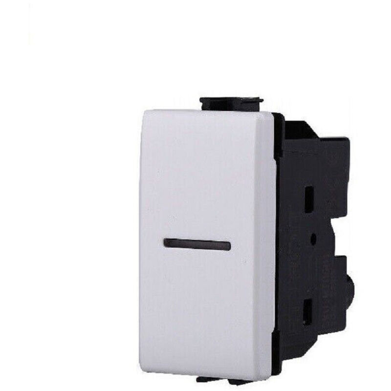 foto del prodotto trade shop serie bticino frutti matix compatibile presa schuko lan pulsante deviatore usb interruttore 1p assiale