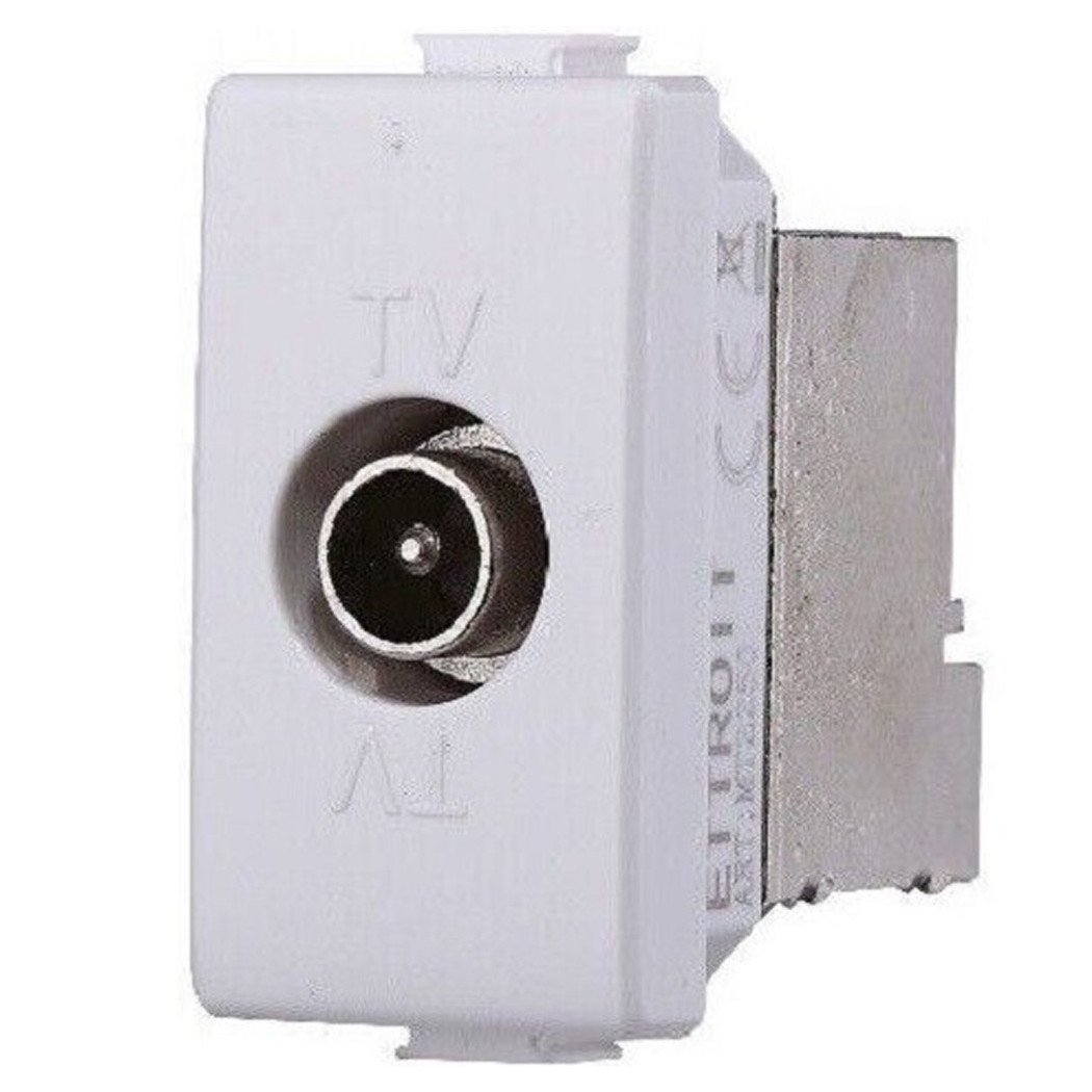 foto del prodotto trade shop serie bticino frutti matix compatibile presa schuko lan pulsante deviatore usb presa tv maschio