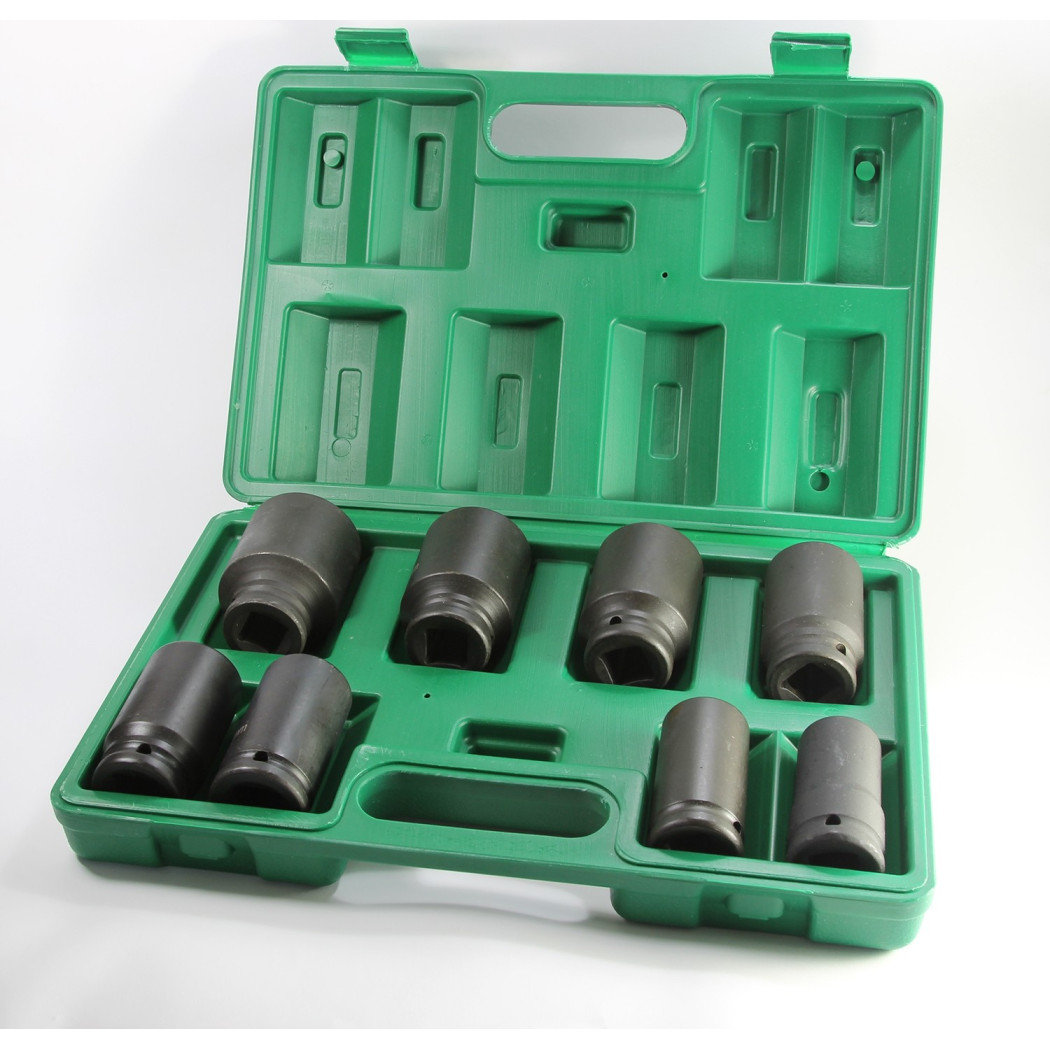 foto del prodotto trade shop serie di bussole esagonali da 3 4 quot per avvitatore ad impulsi 8 pz 21 41 mm 