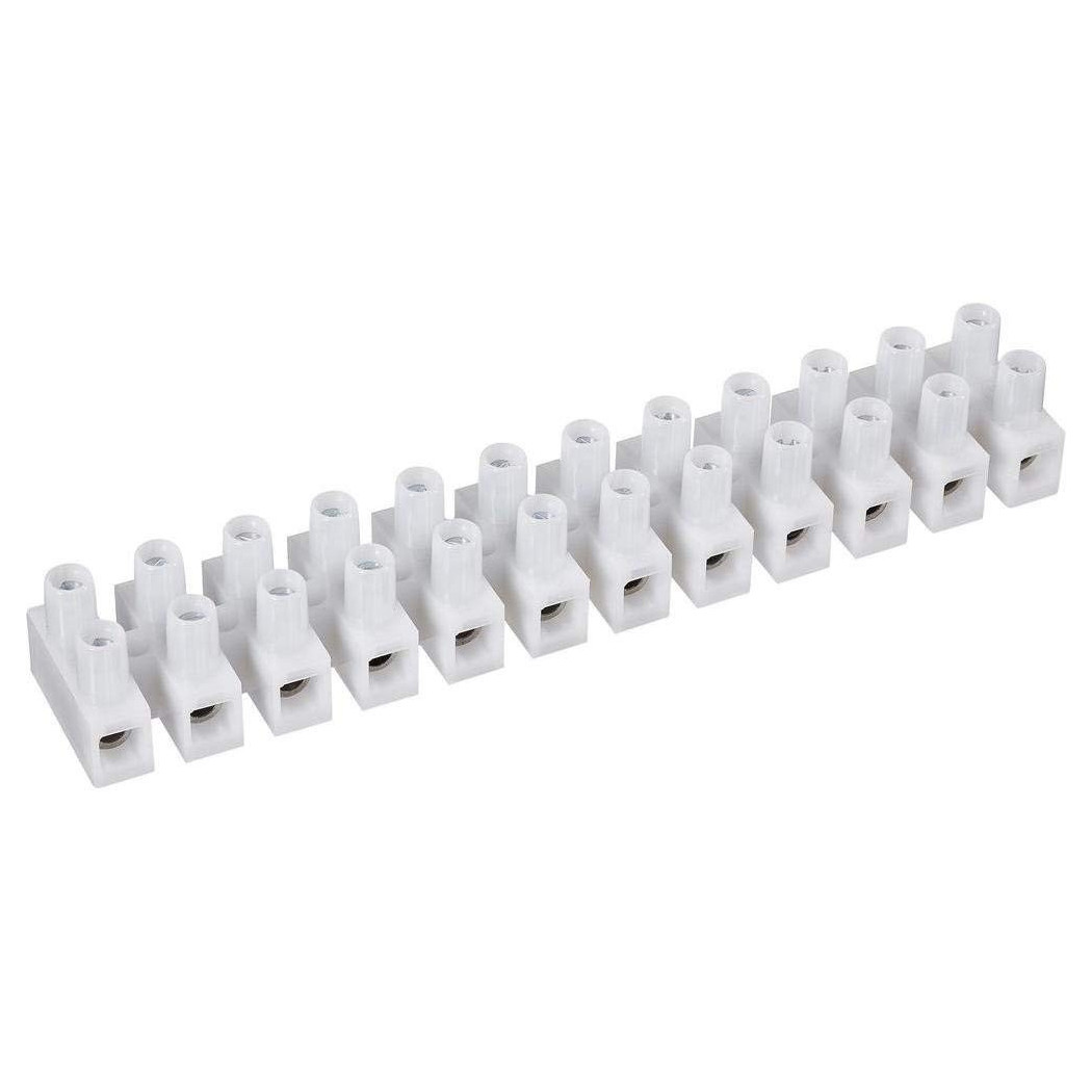 foto del prodotto trade shop set 10 pezzi morsettiera morsetti morsetto mammut 20a 12 poli connettori 