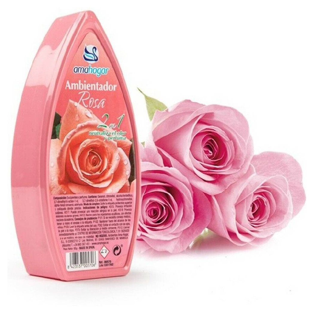 foto del prodotto trade shop set 12 deodoranti gel profumo ambiente assorbi odori fragranza rosa 