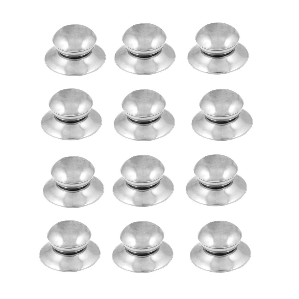 foto del prodotto trade shop set 12 pezzi pomelli per coperchi universali pentole padelle manici 
