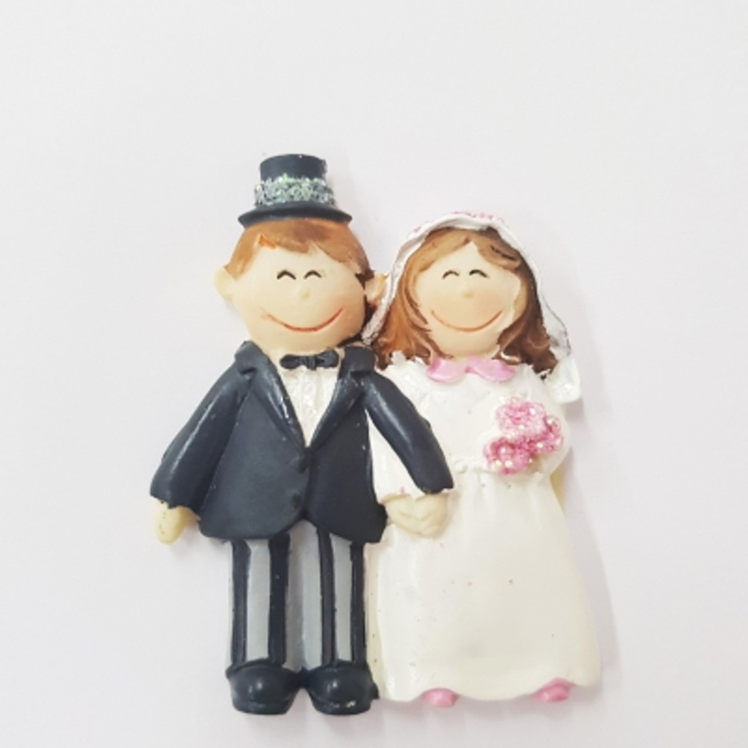 foto del prodotto trade shop set 12 pezzi sposi sposini wedding in ceramica bomboniera bomboniere matrimonio 