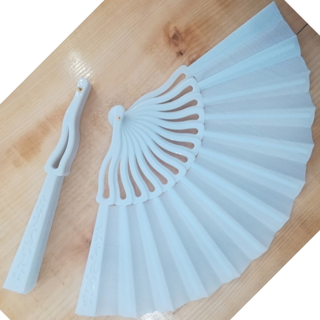 foto del prodotto trade shop set 12 ventagli onde fiori chiesa segnaposto gadget ricevimento matrimonio sposi 