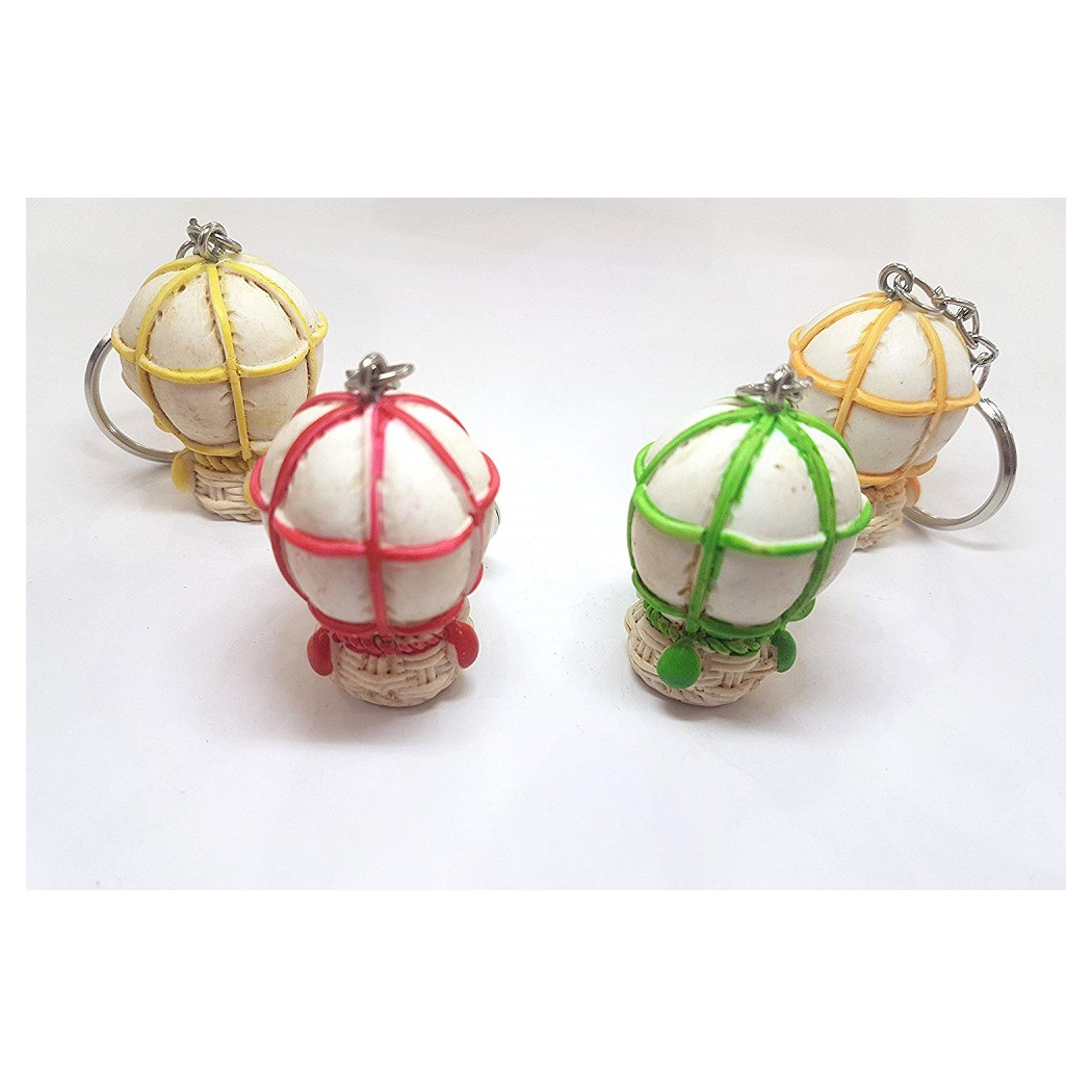 foto del prodotto trade shop set 12pz bomboniera bomboniere molgolfiere colorate 18 anni compleanno portachiavi 