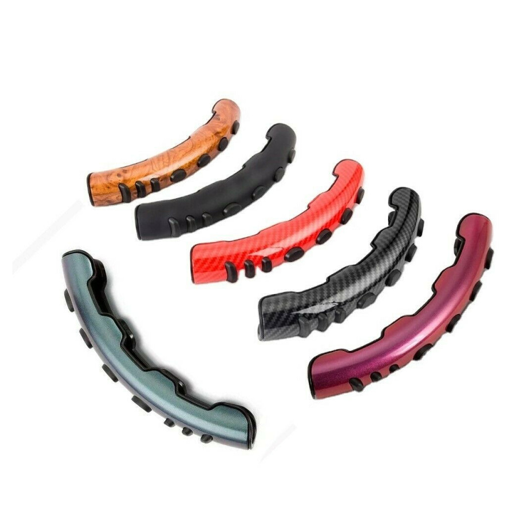 foto del prodotto trade shop set 2 coprivolante auto sportivo universale in fibra abs copertura anti scivolo 