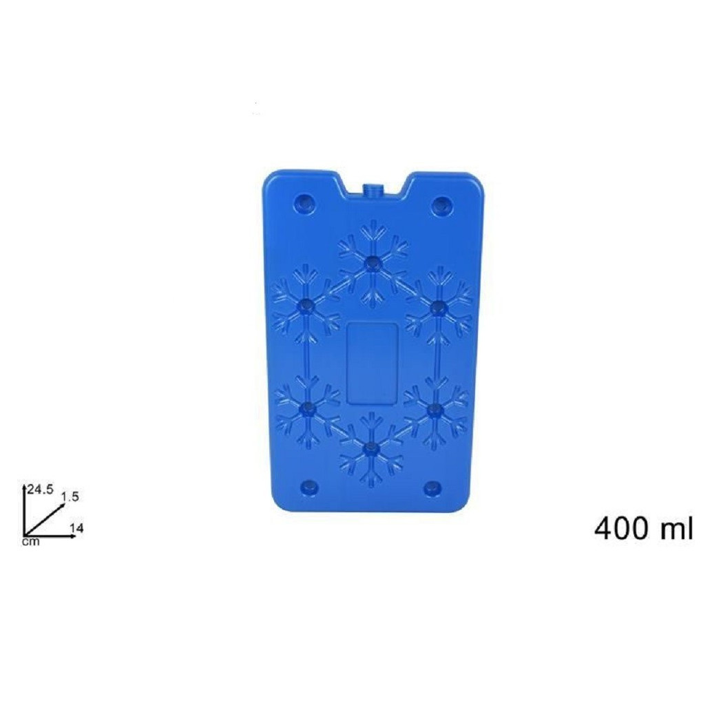 foto del prodotto trade shop set 2 pezzi freezerino tavoletta 400ml 24,5x14x1.5cm ghiaccio per borse termiche 