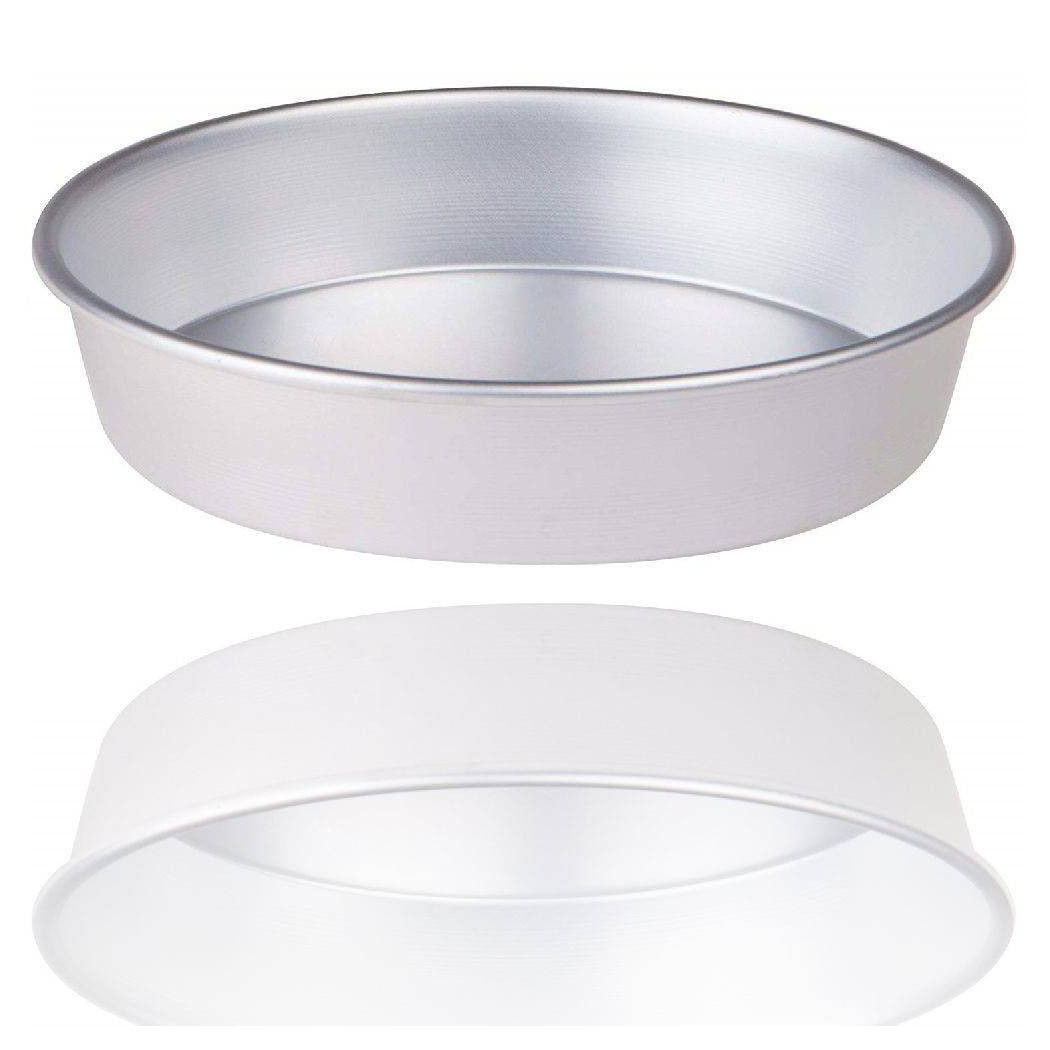 foto del prodotto trade shop set 2 pezzi stampo crostata pastiera 36 cm forno alluminio teglia antiaderente 