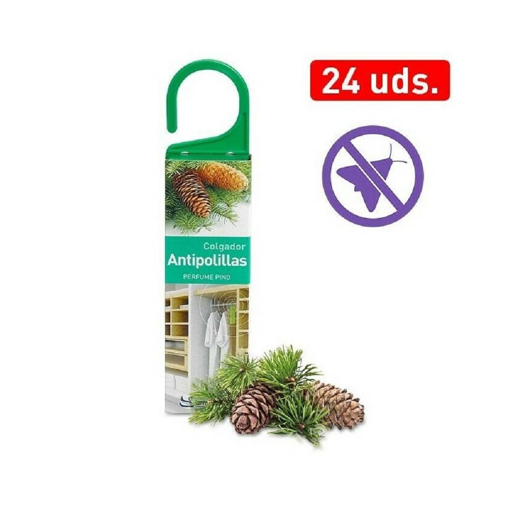 foto del prodotto trade shop set 24 pezzi antitarmico anti tarme profumato con gancio deodorante pino 