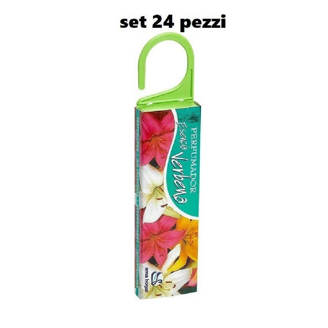 foto del prodotto trade shop set 24 pezzi antitarmico anti tarme profumato con gancio deodorante tulipano 