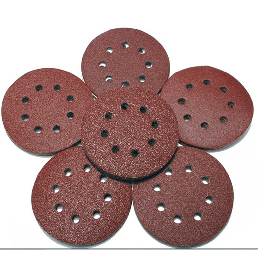 foto del prodotto trade shop set 25 disco abrasivo velcrati diametro 225mm f16 foro per smerigliatrice grana grana p100 