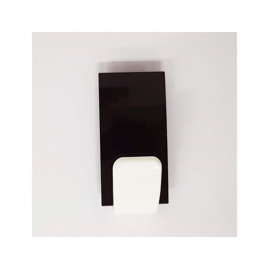 foto del prodotto trade shop set 2pz. gancio adesivo 2.5kg 8x4.5x3cm plastica guardaroba appendiabiti cucina 