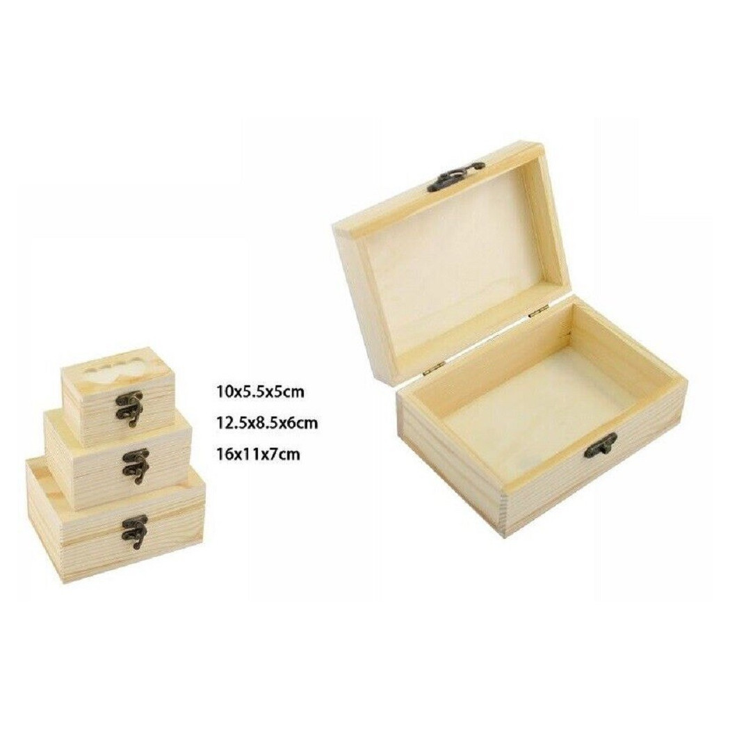 foto del prodotto trade shop set 3 scatole in legno decoupage portagioie matrioska cofanetto 74015a ly 10298 