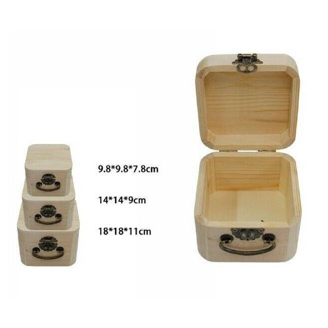 foto del prodotto trade shop set 3 scatole in legno decoupage tris matrioska scatola cofanetto ly 3005a 